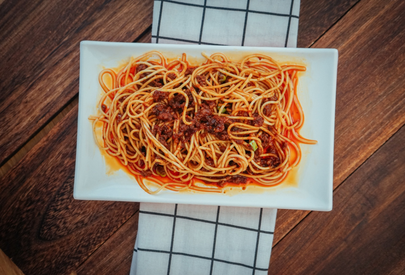 麻辣牛肉醬拌面
